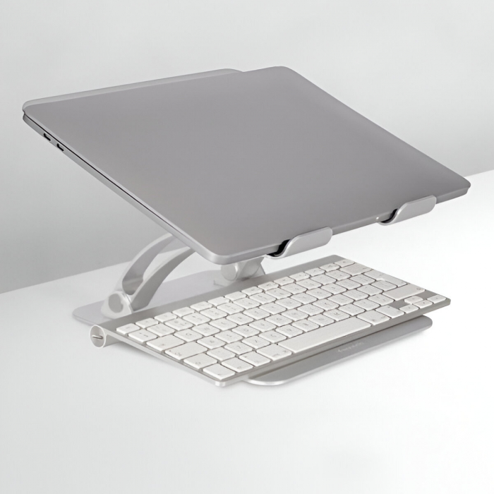 Suport pentru Laptop, Portabil, pentru Corectare Postura, Inclinabil, Pliabil, Ergonomic, Aluminiu [10]