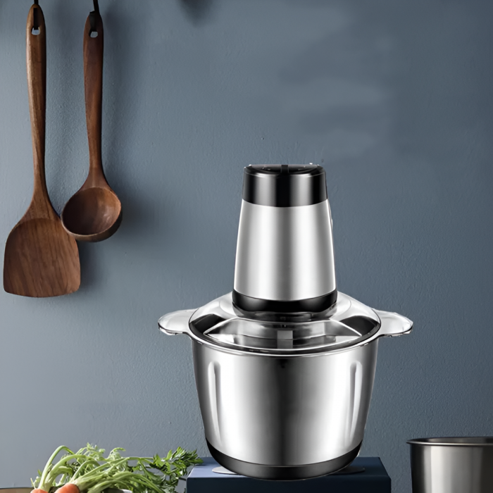 Tocator Electric Multifunctional din Inox, pentru Carne, Fructe si Legume, Putere 650w, Capacitate 3 Litri [2]