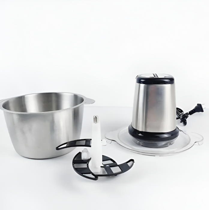 Tocator Electric Multifunctional din Inox, pentru Carne, Fructe si Legume, Putere 650w, Capacitate 3 Litri [4]