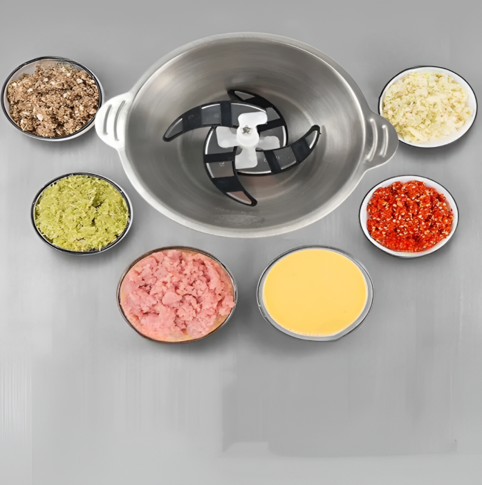 Tocator Electric Multifunctional din Inox, pentru Carne, Fructe si Legume, Putere 650w, Capacitate 3 Litri [3]