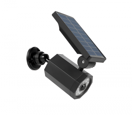 Camere de supraveghere - Camera Falsa de Supraveghere cu Senzor de Miscare, Lumina LED, Acumulator, 8 LED-uri Puternice