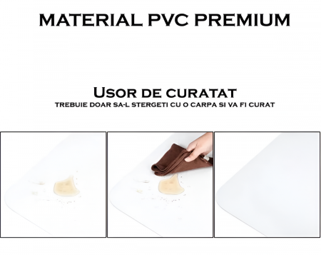 Covoras Protectie Pardoseala Birou, Aspect Mat, Impotriva Zgarieturilor, Transparent, 120x90 Cm [6]