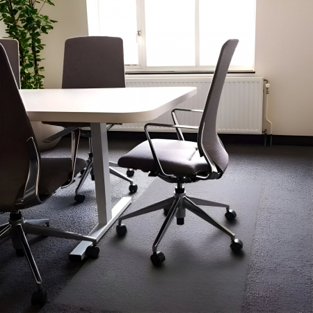 Covoras Protectie Pardoseala Birou, Aspect Mat, Impotriva Zgarieturilor, Transparent, 120x90 Cm [1]