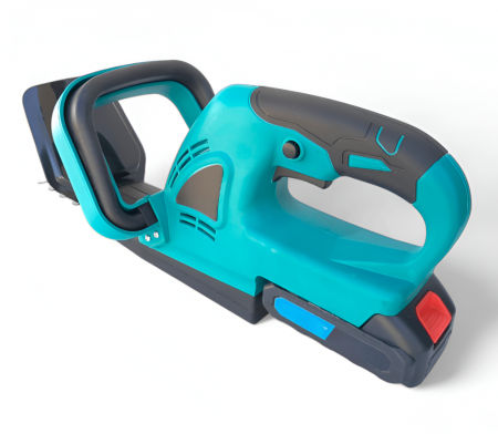 Foarfeca Profesionala pentru Tuns Gard viu si Arbusti, Cu 1 Acumulator, 36V 5AH, Lama 50 cm, Maner Ajustabil, Distanta Dinti 17 mm, Angrenaj Metalic, Culoare Albastru [3]