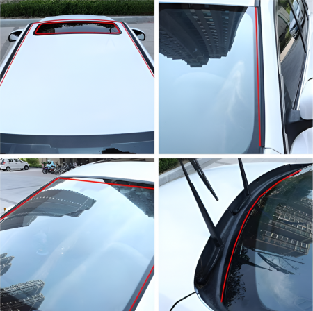 Garnitura pentru Etansare Auto, din Cauciuc, 19 mm x 2 m, Negru, Protectie Imbinari, Autoadeziva [6]