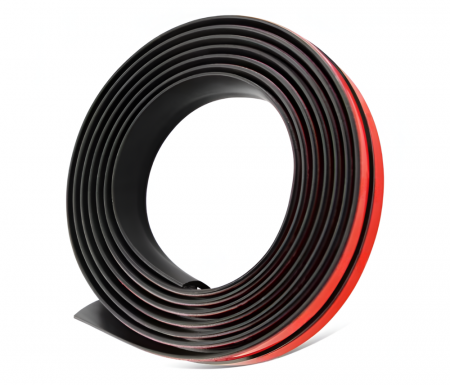 Accesorii auto exterioare & interioare - Garnitura pentru Etansare Auto, din Cauciuc, 19 mm x 2 m, Negru, Protectie Imbinari, Autoadeziva