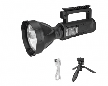 Lanterna LED  pentru Pescuit sau Camping, Reincarcabila, functie PowerBank, 4 Moduri Iluminare, Trepied Inclus [3]