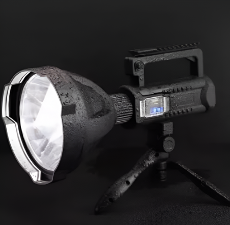 Lanterna LED  pentru Pescuit sau Camping, Reincarcabila, functie PowerBank, 4 Moduri Iluminare, Trepied Inclus [6]