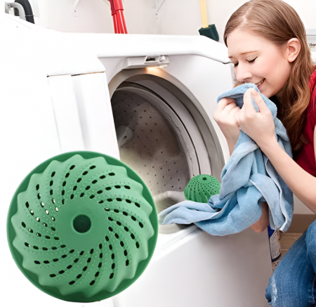 Minge pentru Masina de Spalat, Reduce Depunerile de Calcar si Rugina, Elimina Mirosurile Neplacute si Bacteriile, 1500 Spalari, Verde [4]