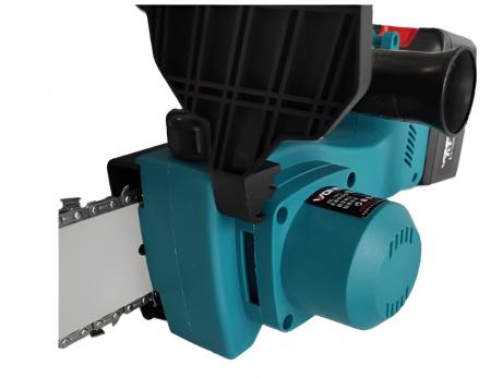 Mini Drujba cu 2 Acumulatori, Profesional, Lama 8", 550 W, 21 V, 5 aH, Accesorii, Albastru [2]