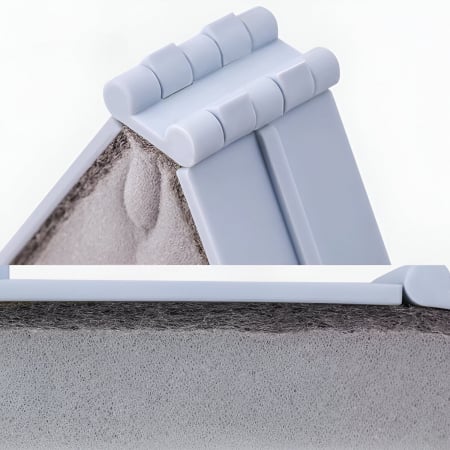 Mini Mop de Curatare, Tip Perie, cu Burete, Pliabil, Ergonomic, Albastru [10]