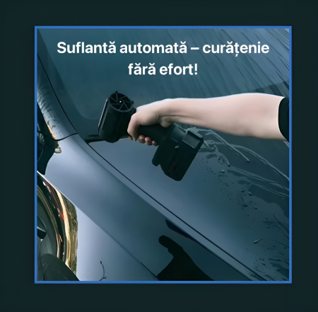 Suflanta Aer Profesionala 48V, eSimplu®, cu 2 Acumulatori si incarcator inclus, Portabila, Performanta si Eficienta – Ideala pentru curatenie si gradina, Utilizare multipla, Negru [4]