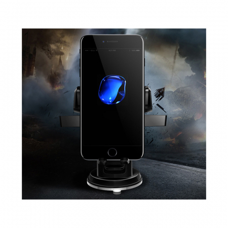 Suport Auto Pentru Telefon, Marime Tefelon Universala, Negru [10]