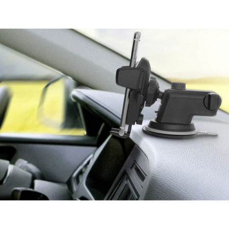 Suport Auto Pentru Telefon, Marime Tefelon Universala, Negru [1]