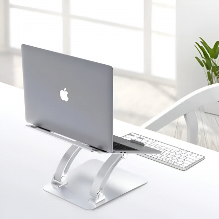 Suport pentru Laptop, Portabil, pentru Corectare Postura, Inclinabil, Pliabil, Ergonomic, Aluminiu [1]