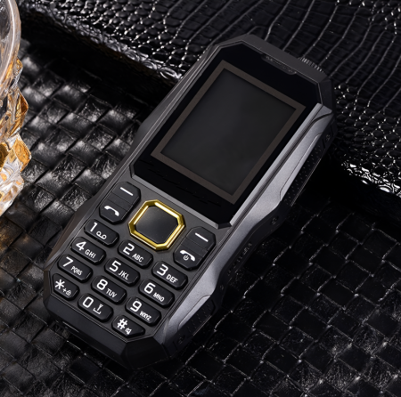 Telefon cu Butoane, eSimplu®, Baterie 2800 mAh, Dual SIM, FM Radio, Lanterna, Card SD, Negru, Ultra-Rezistent [8]