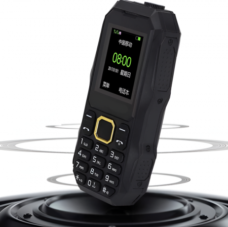 Telefon cu Butoane, eSimplu®, Baterie 2800 mAh, Dual SIM, FM Radio, Lanterna, Card SD, Negru, Ultra-Rezistent [2]