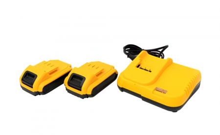 Trusa Autofiletanta cu Percutie, 2 Acumulatori 36 V, 30 Accesorii Incluse, 8.0 Ah, 500W, Statie Incarcare, Cutie de Transport, Galben [5]