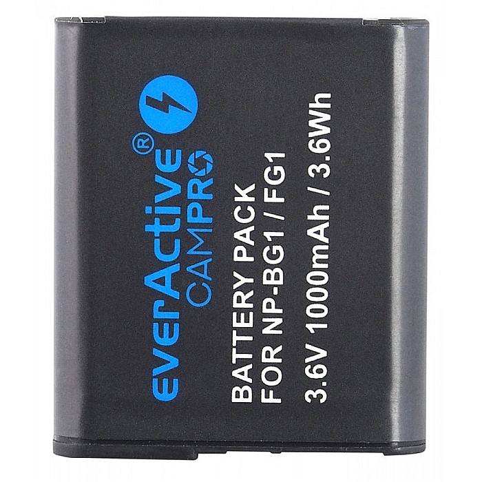 Acumulator Camera EverActive CamPRO NP-BG1 3,6V 1000mAh Li-Ion Compatibil Sony [3]