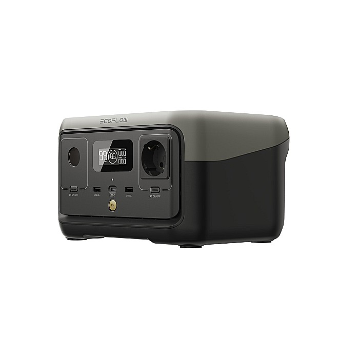 Acumulator extern portabil cu baterie LiFePO4 Power Station EcoFlow River 2 256Wh 230V powerbank camping [4]