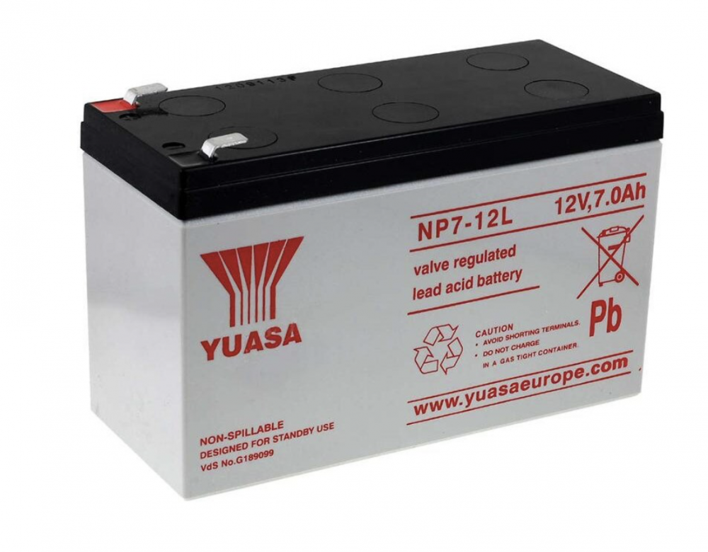 Acumulator Yuasa 12V 7Ah F2 AGM NP7-12L [1]