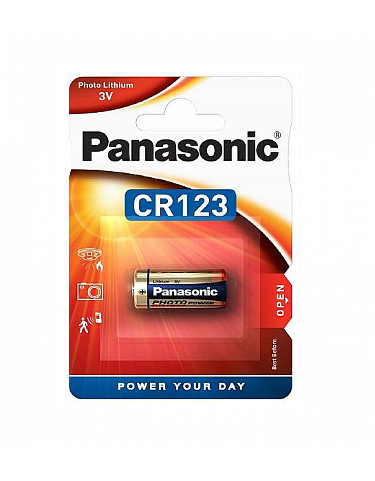 Baterie Panasonic CR123A 3V CR-123AL/1BP litiu blister 1 buc. [1]