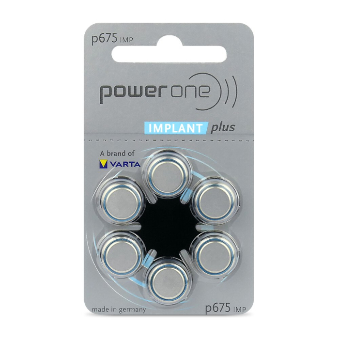 Baterie P675 Implant Power One Zinc-Aer 1.45V cutie 60 buc [2]