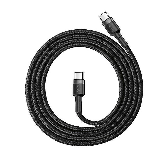 Cablu Baseus Cafule USB Tip-C la Tip-C Quick Charge 3.0 3A incarcare si date CATKLF-GG1 [2]