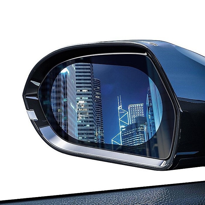 Folie Auto Oglinda Retrovizoare Anticondens Baseus 135 x 95 mm SGFY-C02 Clear set 2 buc. [3]