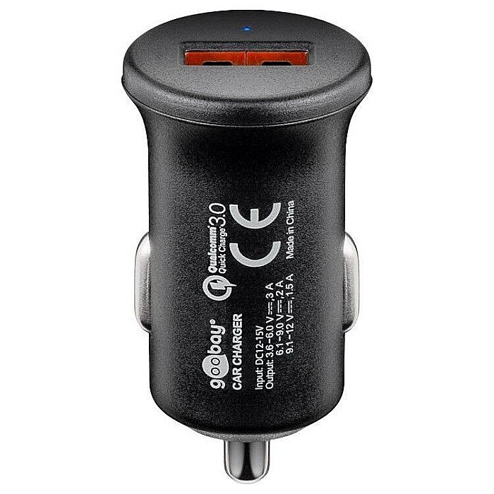 Incarcator auto iesire USB 3A Quick Charge QC 3.0 Fast Charger GOOBAY 45162 [3]