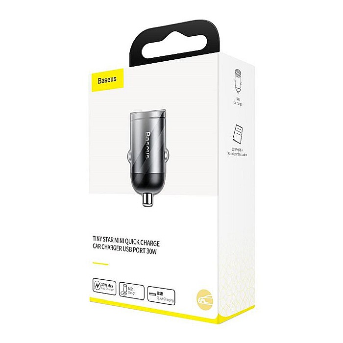 Incarcator Auto USB Quick Charge 30W 5A Baseus Tiny Star Mini VCHX-A0G [4]
