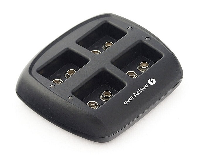 Incarcator EverActive NC-109 pentru acumulatori tip 9V 6LR61 6F22 4 canale de incarcare [2]