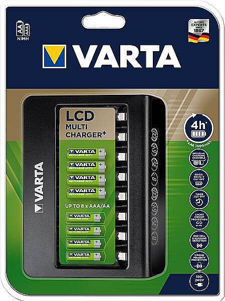 Incarcator Varta LCD Multi Charger Plus 8 canale independente pentru acumulatori AA (R6) / AAA (R3) 1,2V Ni-MH 57681 [3]