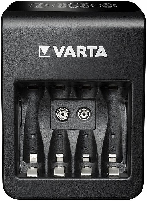 Incarcator Varta LCD PLUG PLUS cu 4 acumulatori AA R6 2100mAh Ni-MH 1,2V 57687 [2]