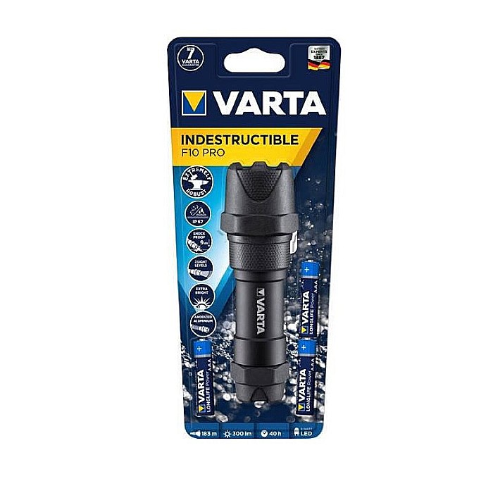 Lanterna LED Varta Indestructibila F10 PRO 6W cu 3 baterii AAA R3 18710 [3]