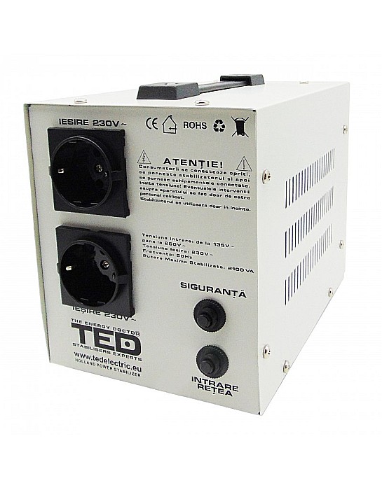 Stabilizator retea maxim 2000VA-AVR TED2100 TED Electric [2]