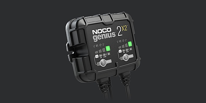 Statie de incarcat Noco GENIUS2X2 auto / moto 6V / 12V 2 x 2A pentru acumulatori Plumb-Acid AGM GEL VRLA Litiu [2]