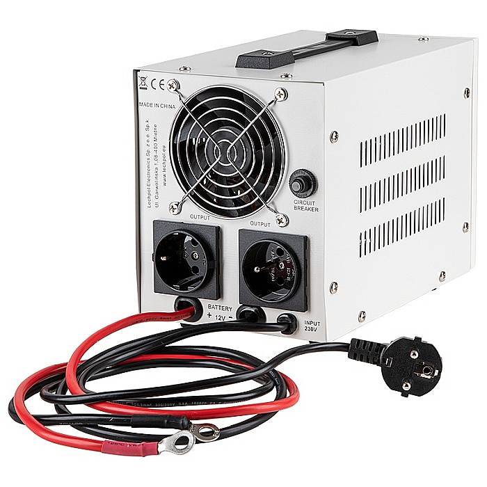 UPS centrala termica 300W 500VA 12V unda sinusoidala pura negru Kemot URZ3404B [3]