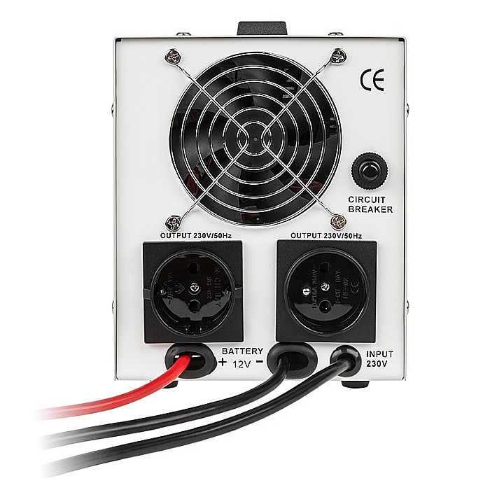 UPS pentru centrala termica 500W 800VA 12V Sinus Pur Kemot URZ3405 alb [3]