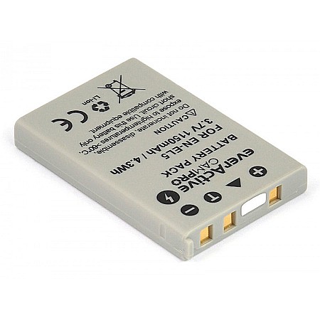 Acumulatori - Acumulator camera Compatibil Nikon EN-EL5 3,7V 1150mAh Li-Ion EverActive CamPRO