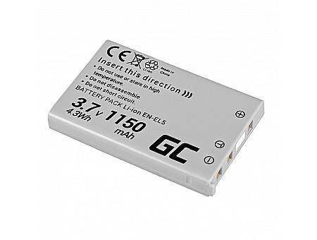 Surse de energie - Acumulator camera compatibil Nikon EN-EL5 li-ion 3.7V 1150mah Green Cell CB45