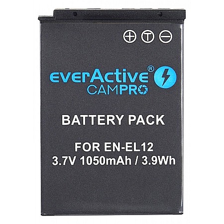 Acumulator Camera EverActive CamPRO EN-EL12 3,7V 1150mAh Li-Ion Compatibil Nikon [2]