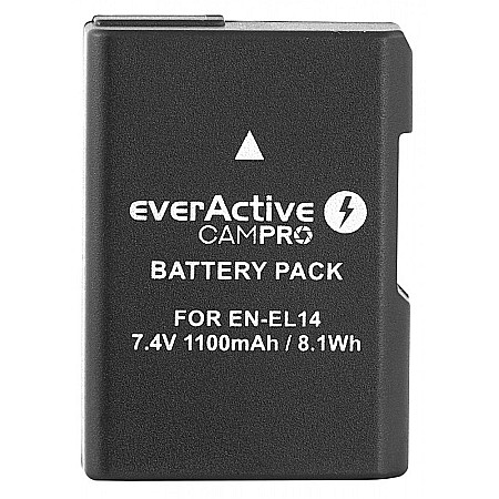 Surse de energie - Acumulator Camera EverActive CamPRO EN-EL14 7,4V 1100mAh Li-Ion Compatibil Nikon