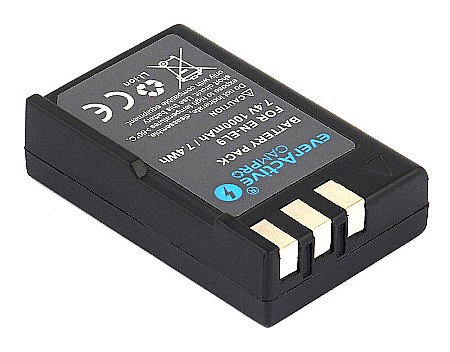 Acumulatori - Acumulator camera EverActive CamPRO EN-EL9 / EN-EL9e 7.4V 1000mAh Li-Ion Compatibil Nikon