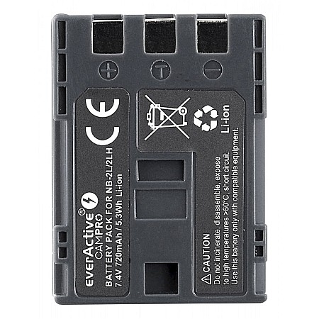 Acumulator Camera EverActive CamPRO NB-2L / NB-2LH 7,4V 720mAh Li-Ion Compatibil Canon [1]