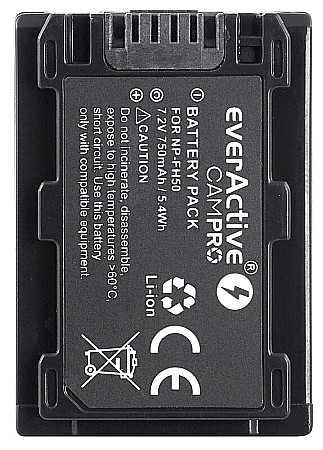 Acumulator Camera EverActive CamPRO NP-FH50 7.2V 750mAh Li-Ion Compatibil Sony [3]