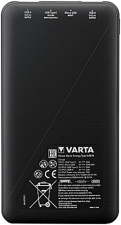 Acumulator extern Li-Polimer 10000mAh Varta Energy Power Bank 57976 [3]