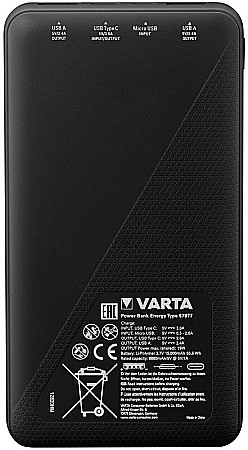 Acumulator extern Li-Polimer 15000mAh Varta Energy Power Bank 57977 [4]