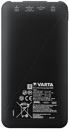 Acumulator extern Li-Polimer 5000mAh Varta Energy Power Bank 57975 [3]