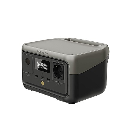 Acumulator extern portabil cu baterie LiFePO4 Power Station EcoFlow River 2 256Wh 230V powerbank camping [1]